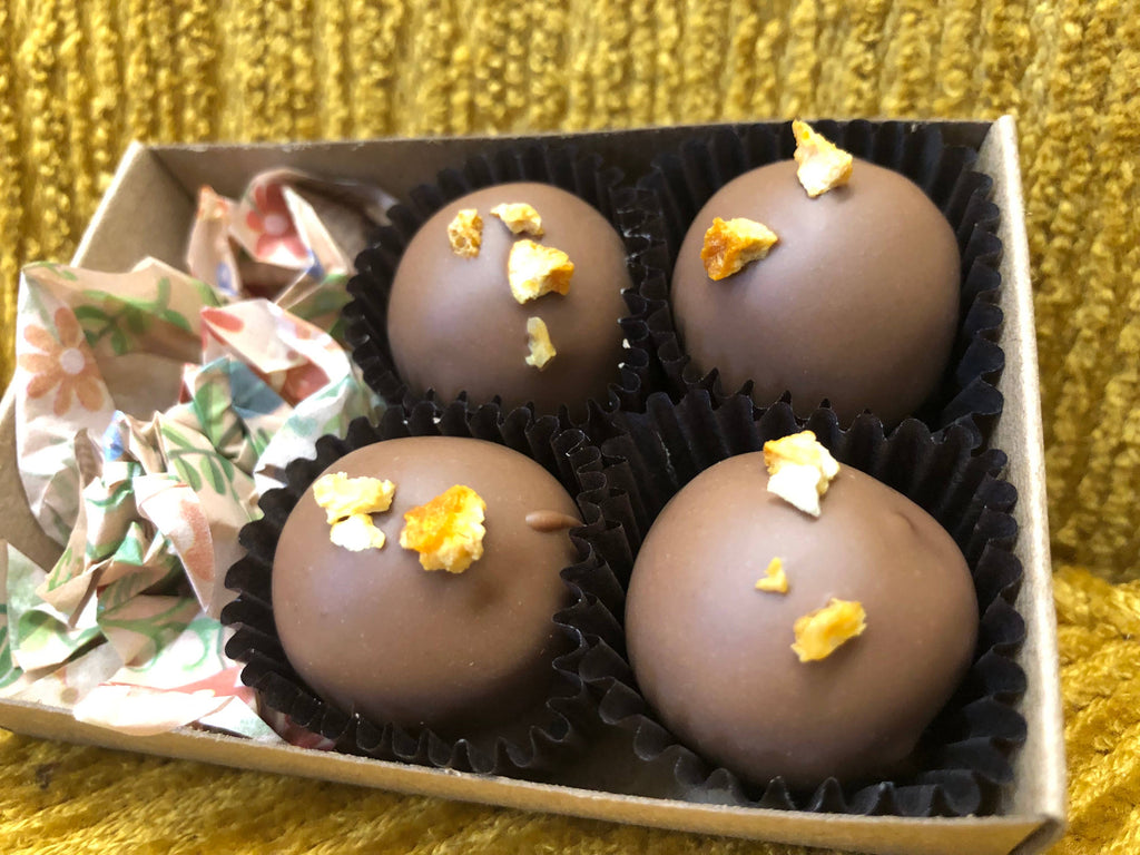 Dark & Milk Chocolate Orange-Whiskey Truffle - Farmhouse Chocolates