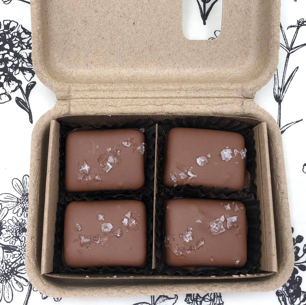 Milk Chocolate Covered Salted Caramels - Farmhouse Chocolates